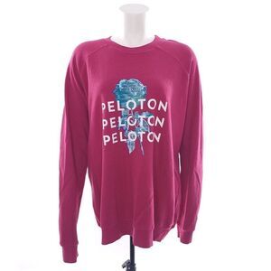 Peloton Everyday Oversized Crewneck Long Sleeve Sweatshirt Womens Medium